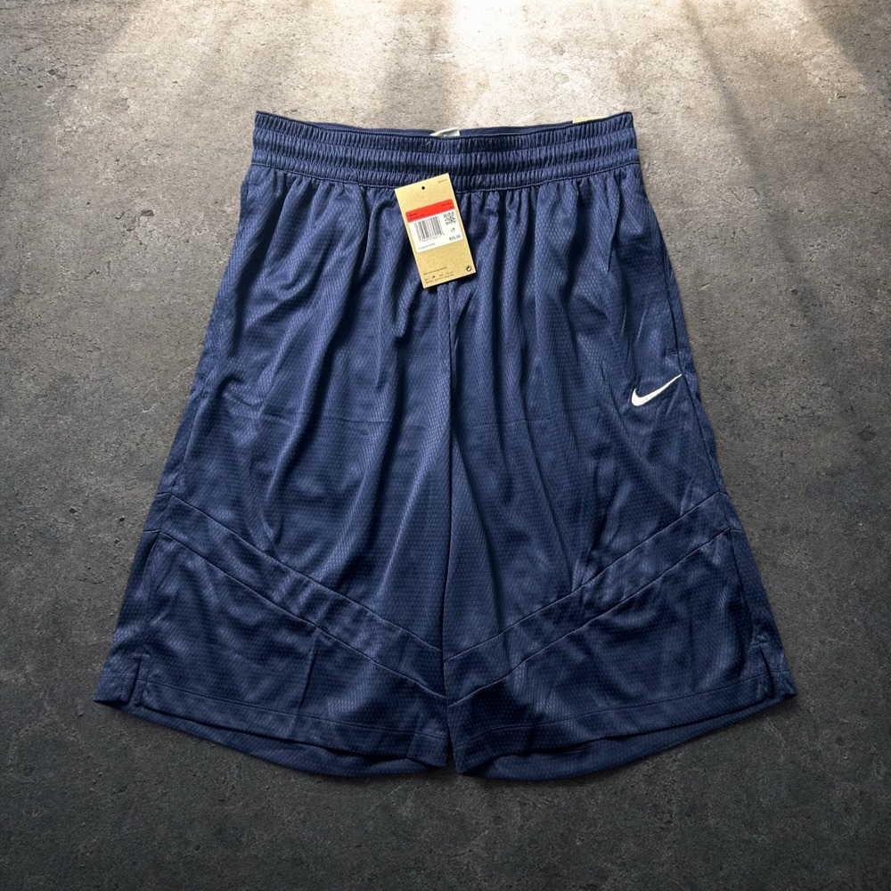 Nike Mens Dri-FIT Basketball Shorts Navy Blue Loose Fit DQ5822-413 Size Large